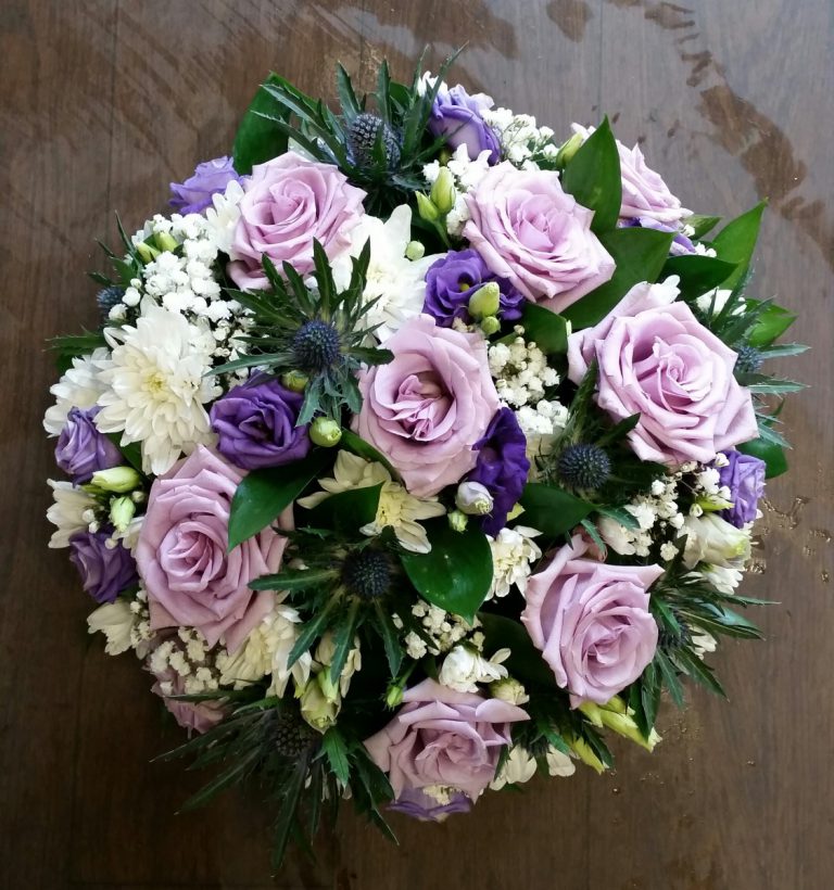 Purple/White Posy